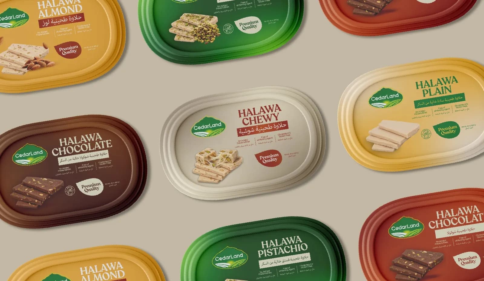 CedarLand Halawa Line, packaging by Jayy Studio