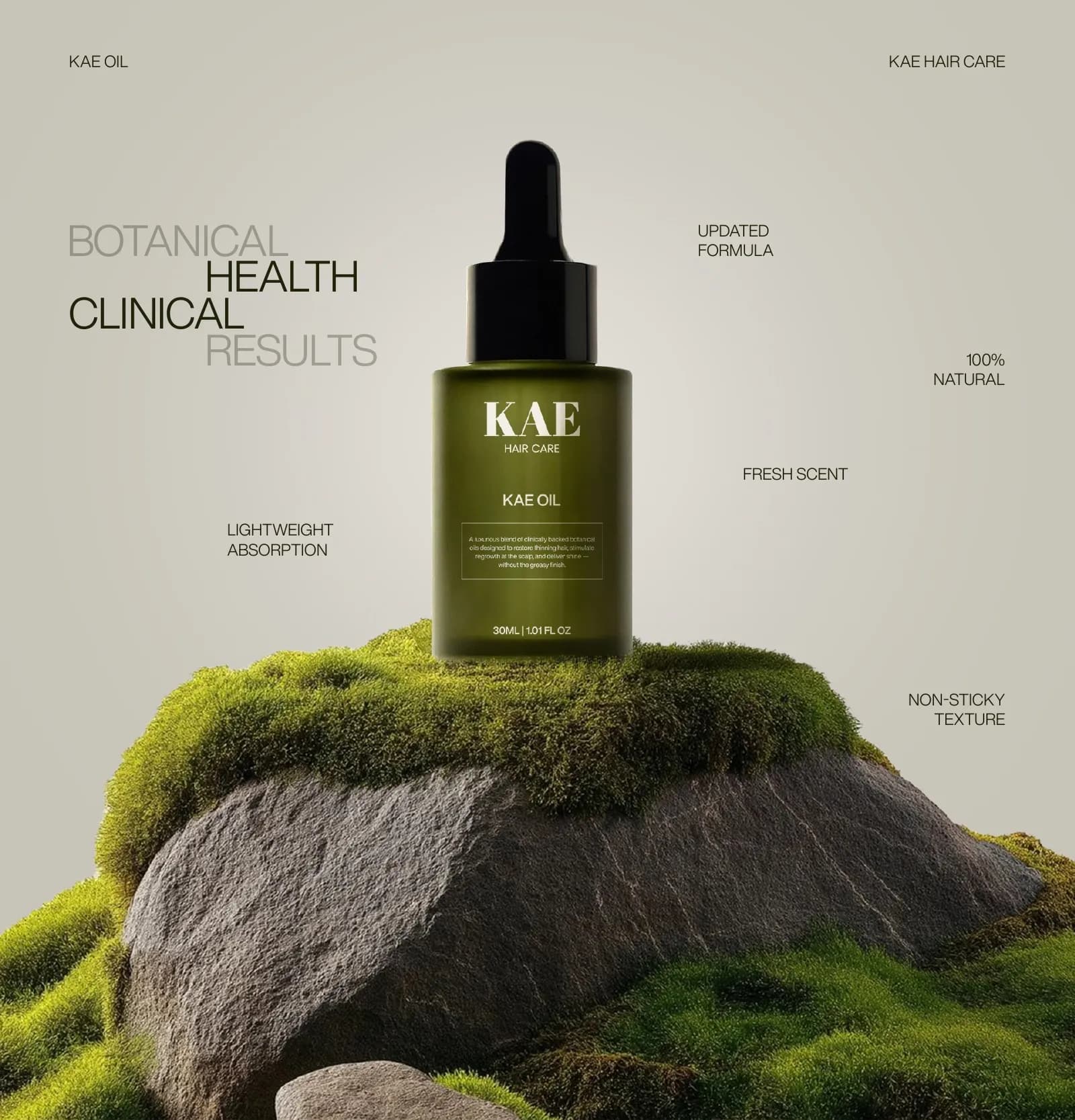 KAE Hair Care, brand identity by Jayy Studio