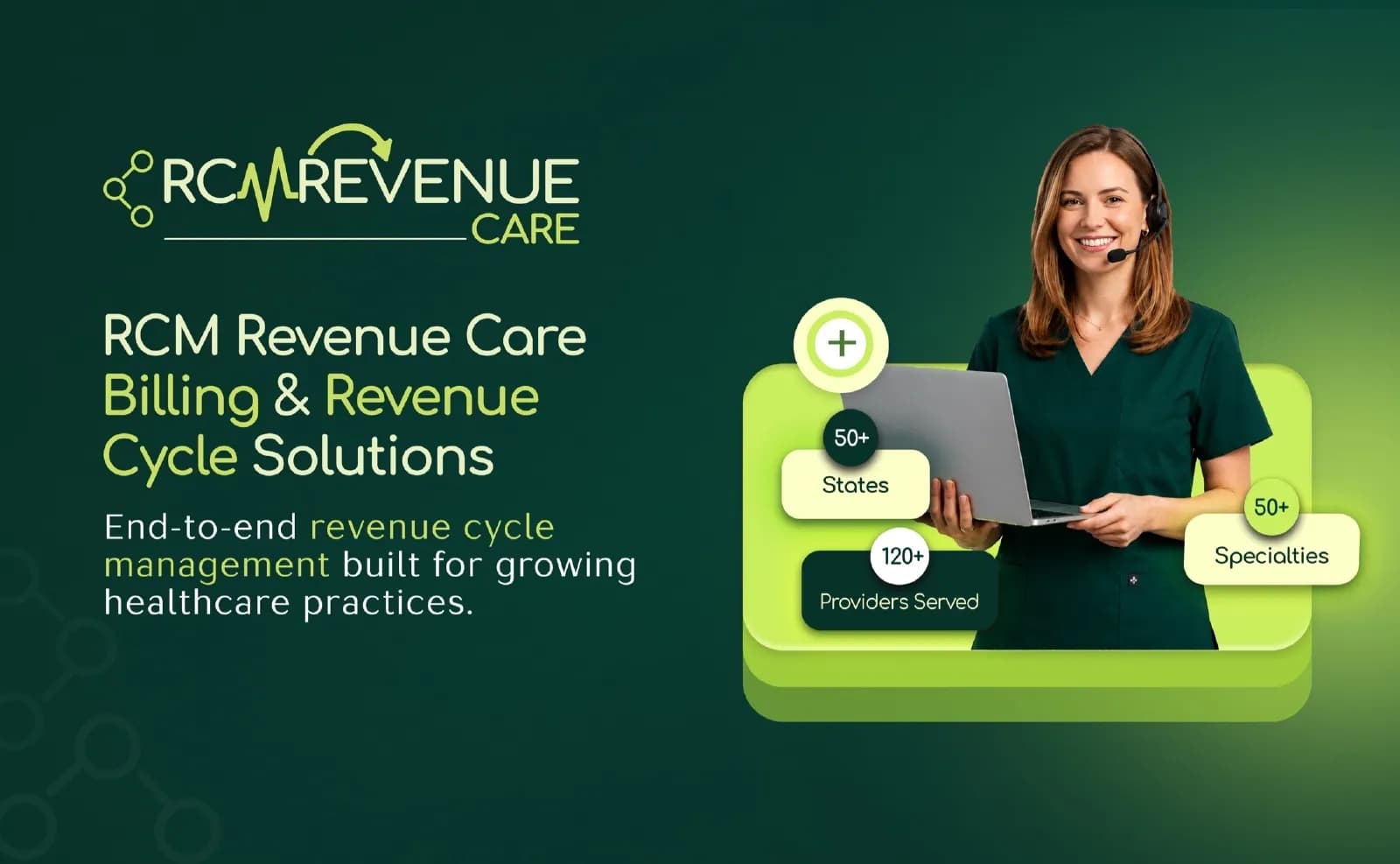RCM Revenue Care, presentation by Jayy Studio