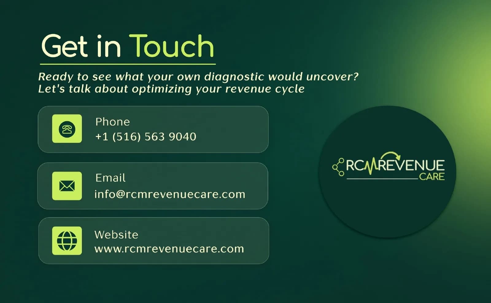 RCM Revenue Care, project image 8