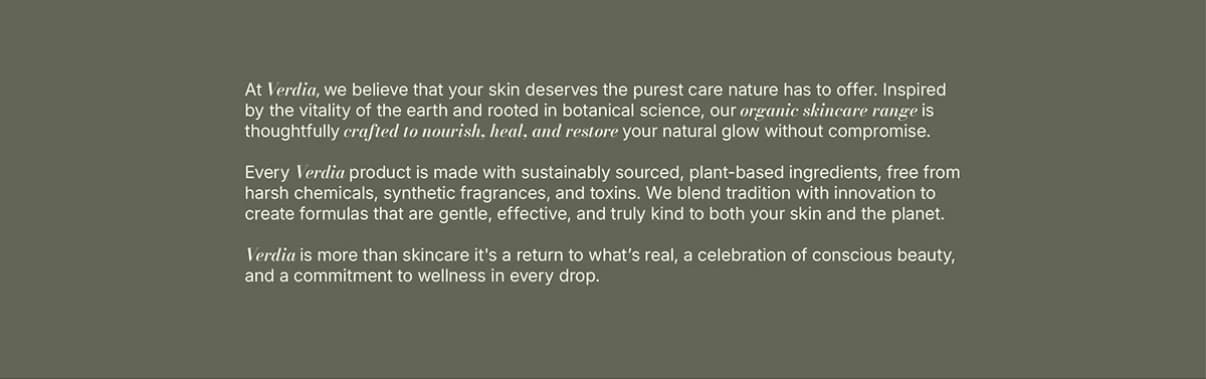 Verdia Organic Skincare, project image 8