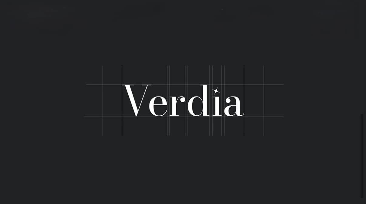 Verdia Organic Skincare, brand identity by Jayy Studio
