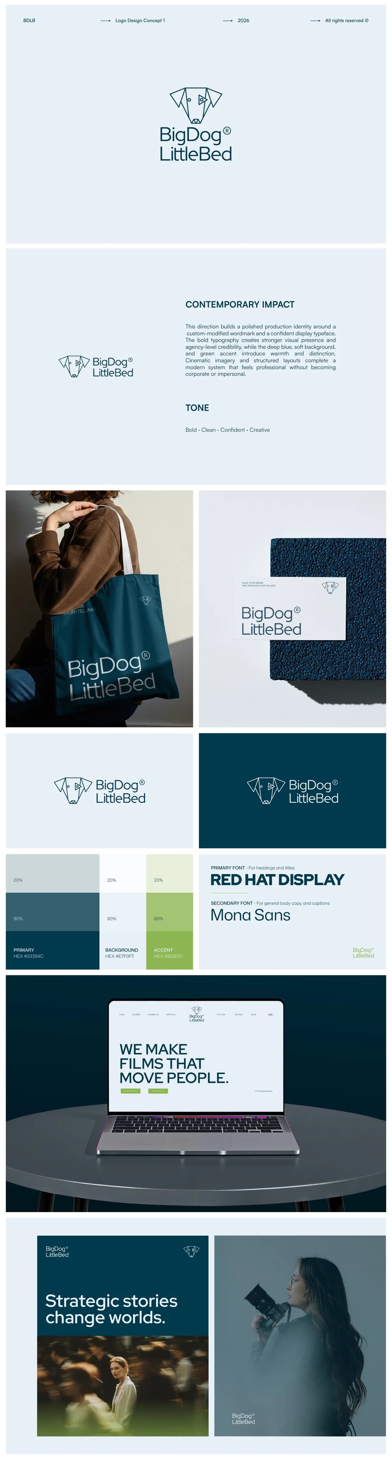 BigDog LittleBed, logo design by Jayy Studio